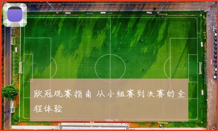 欧冠观赛指南 从小组赛到决赛的全程体验